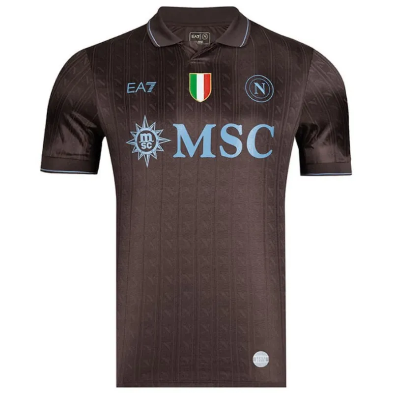 Napoli 2025/26 Third Kids Jersey - Black