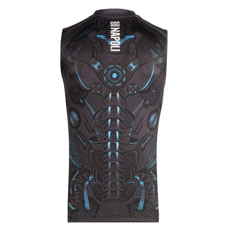 Napoli 2025/26 Ärmelloses Trainingsshirt - Schwarz