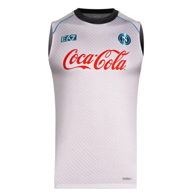 Napoli 2025/26 Sleeveless Training Jersey - Silver