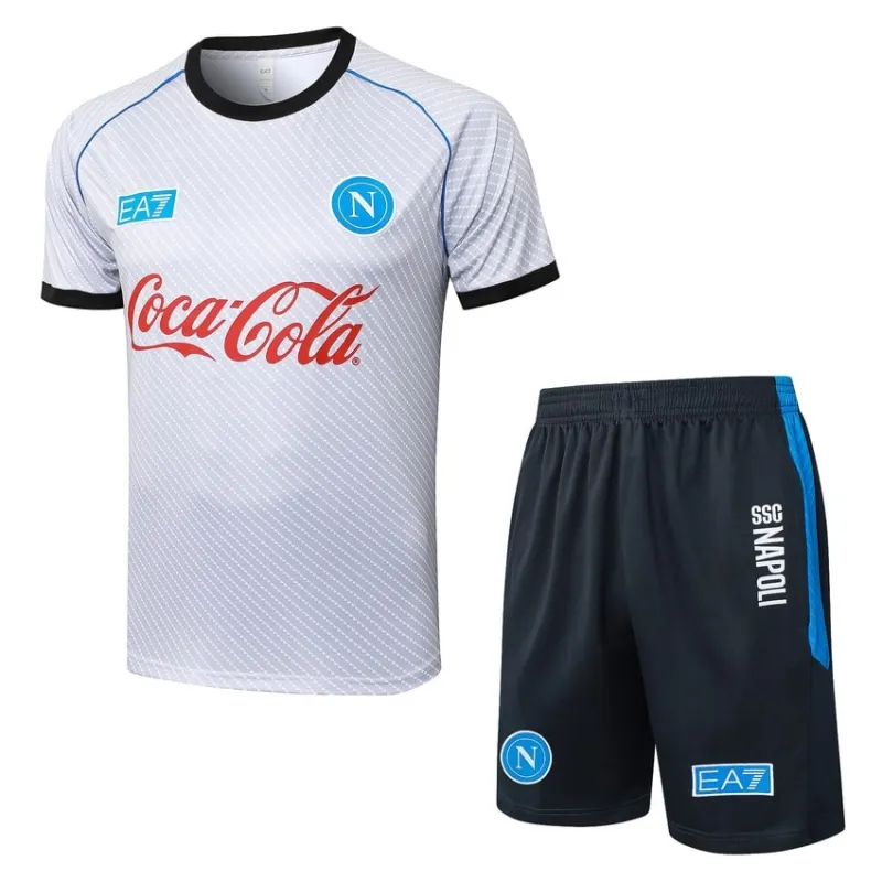 Napoli 2025/26 Training Jersey + Shorts - White