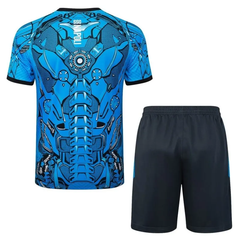 Napoli 2025/26 Maglia da allenamento + Pantaloncini - Blu