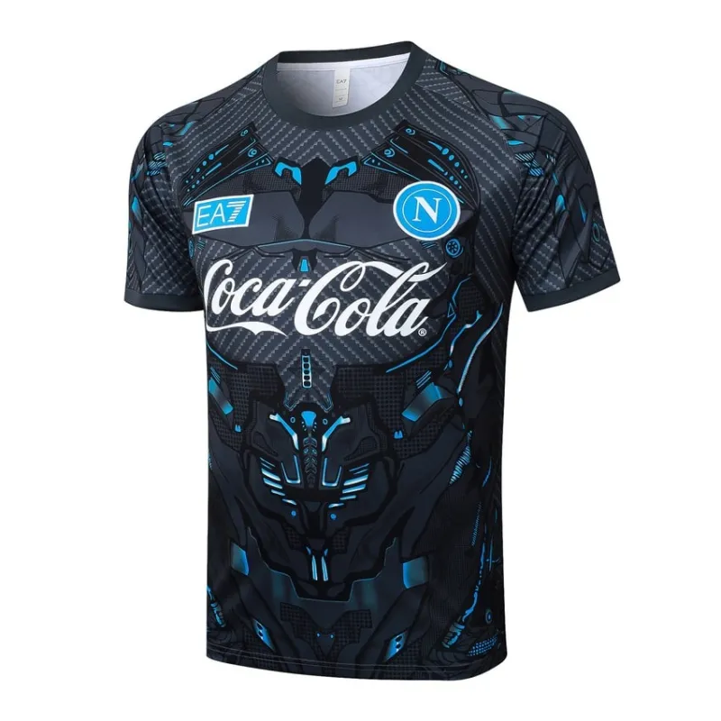 Napoli 2025/26 Maglia da allenamento + Pantaloncini - Nera