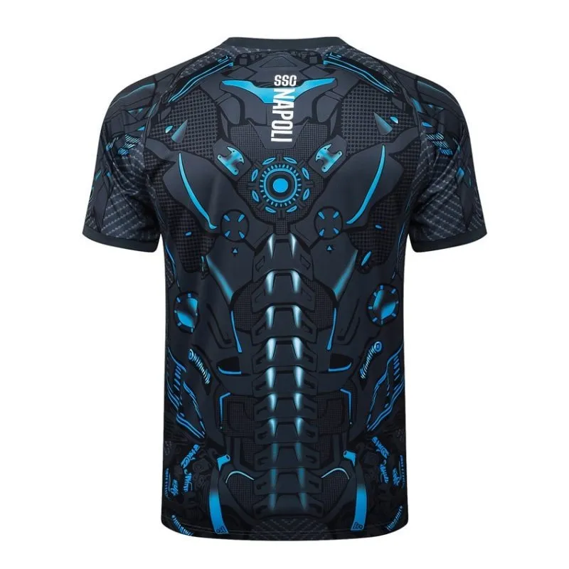 Napoli 2025/26 Maglia da allenamento + Pantaloncini - Nera