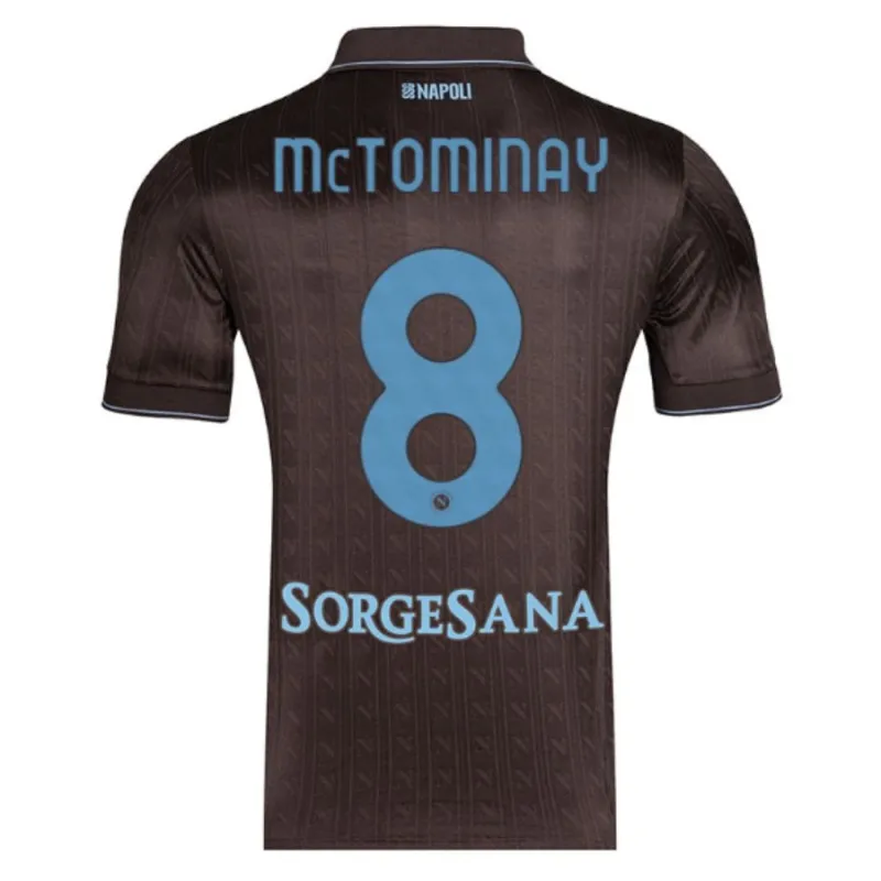 Napoli McTOMINAY 2025/26 Third Jersey - Black