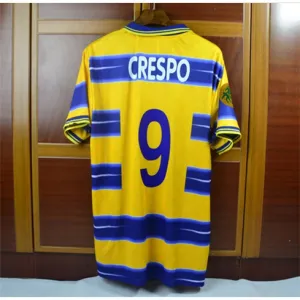 Crespo's Parma 1998/99 Home Retro Jersey No.9 - Yellow