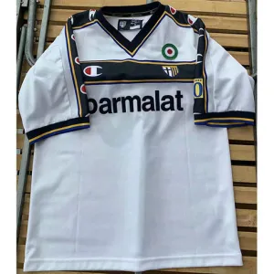 Parma 2001/02 Home Retro Jersey - White