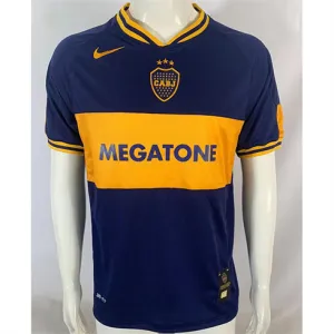 Boca Juniors 2006/07 Retro Heimtrikot - Blau