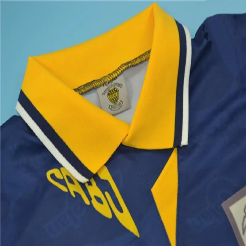 Boca Juniors 1995/96 Retro Heimtrikot - Blau