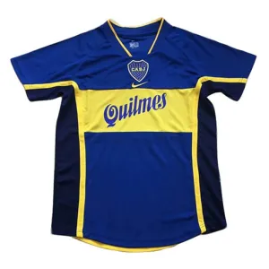 Boca Juniors 2001 Retro Heimtrikot - Blau