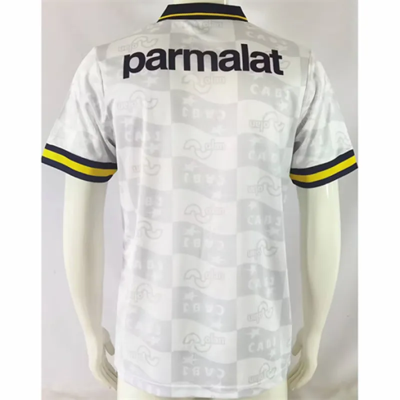 Boca Juniors 1995/96 Retro Auswärts Trikot - Weiß
