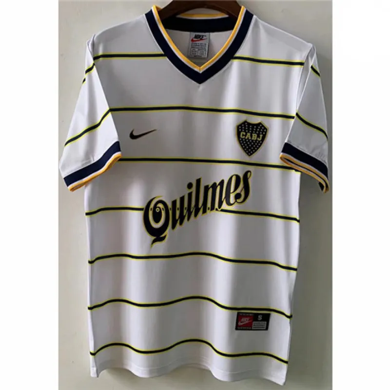 Camiseta retrò de salida de Boca Juniors 1999 - Blanca