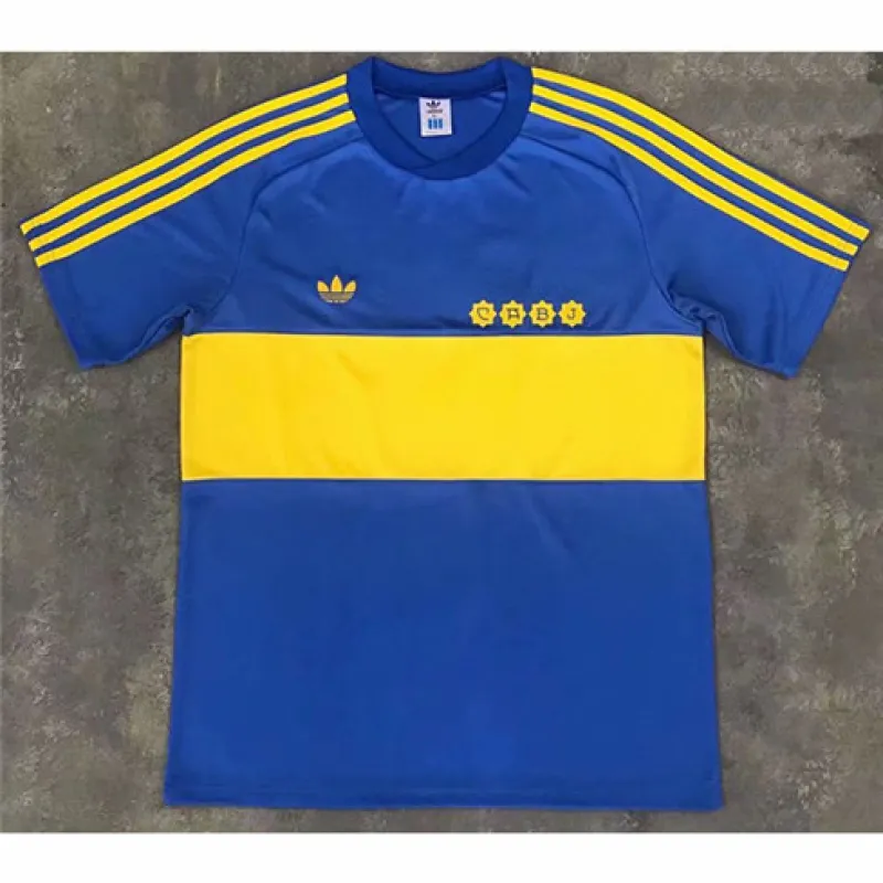 Boca Juniors 1981 Retro Heimtrikot - Blau
