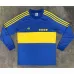 Camiseta long-sleeved retrò de campo de casa de Boca Juniors 1981 - Azul