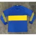 Camiseta long-sleeved retrò de campo de casa de Boca Juniors 1981 - Azul