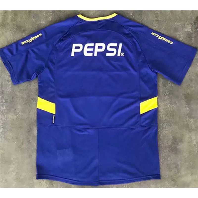 Boca Juniors 2003/04 Retro Heimtrikot - Blau