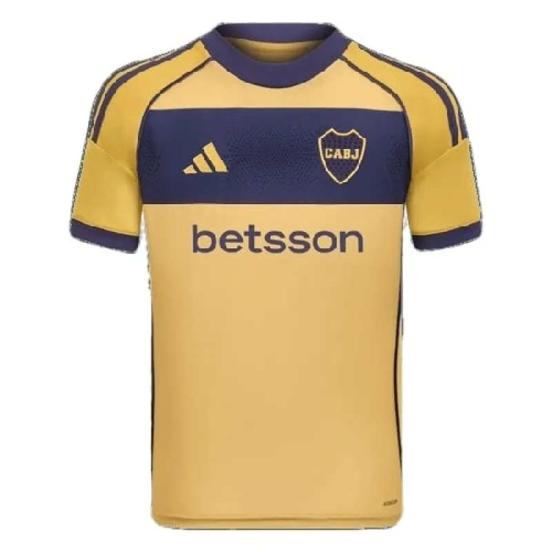 Boca Juniors Kinder 2025/26 Auswärts-Trikot - Gelb