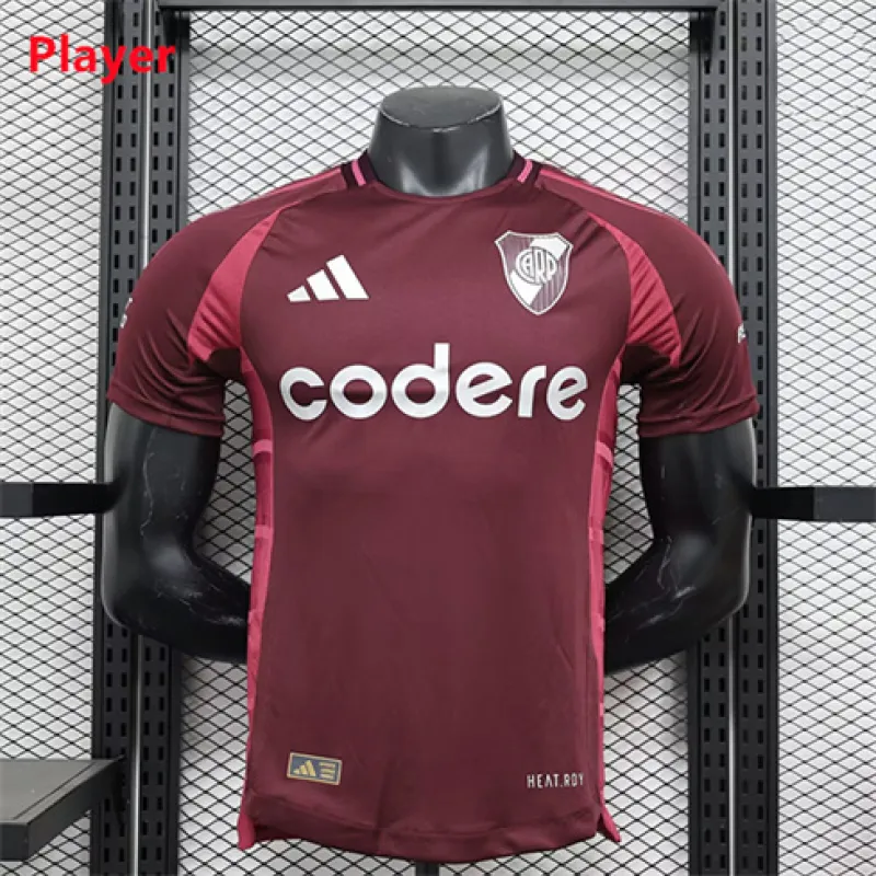 River Plate 2024/25 Auswärtstrirot - Spieler - Rot
