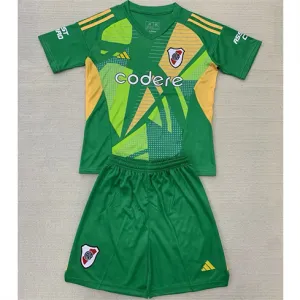 Maillot de gardien de but pour enfants de River Plate 2024/25 - Vert