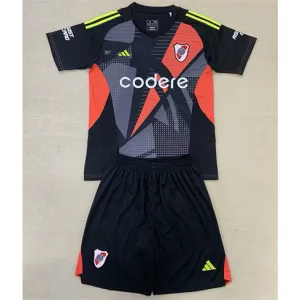 Maillot de gardien de but pour enfants de River Plate 2024/25 - Noir