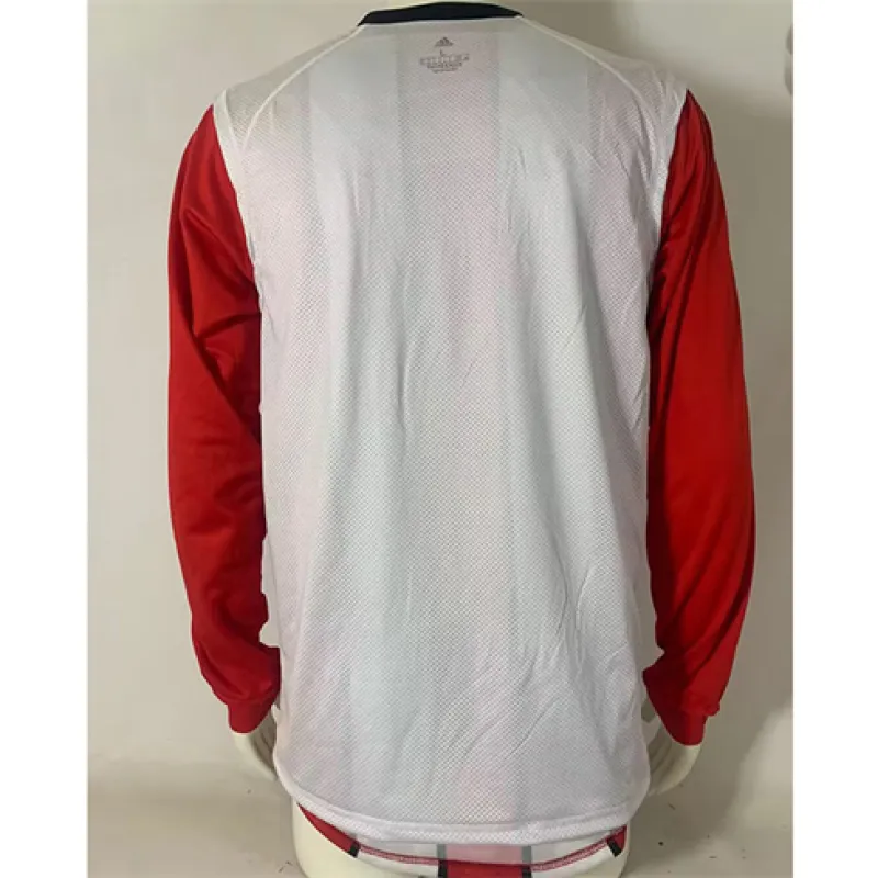 River Plate 2003/04 Camiseta retro de manga larga de visita - Blanca