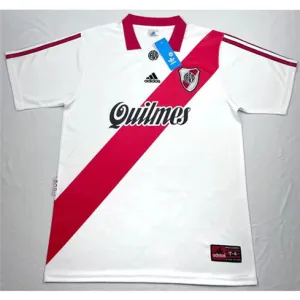 River Plate 1998/99 Heim-Retro-Trikot - Weiß