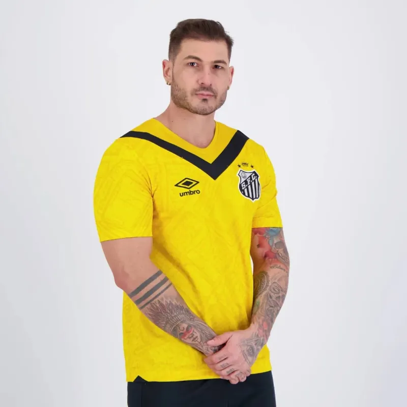 Camiseta tercera de visitante 2024/25 de Santos - Amarillo