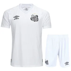 Maglia per bambini + Pantaloncini Santos 2025/26 casa - Bianca