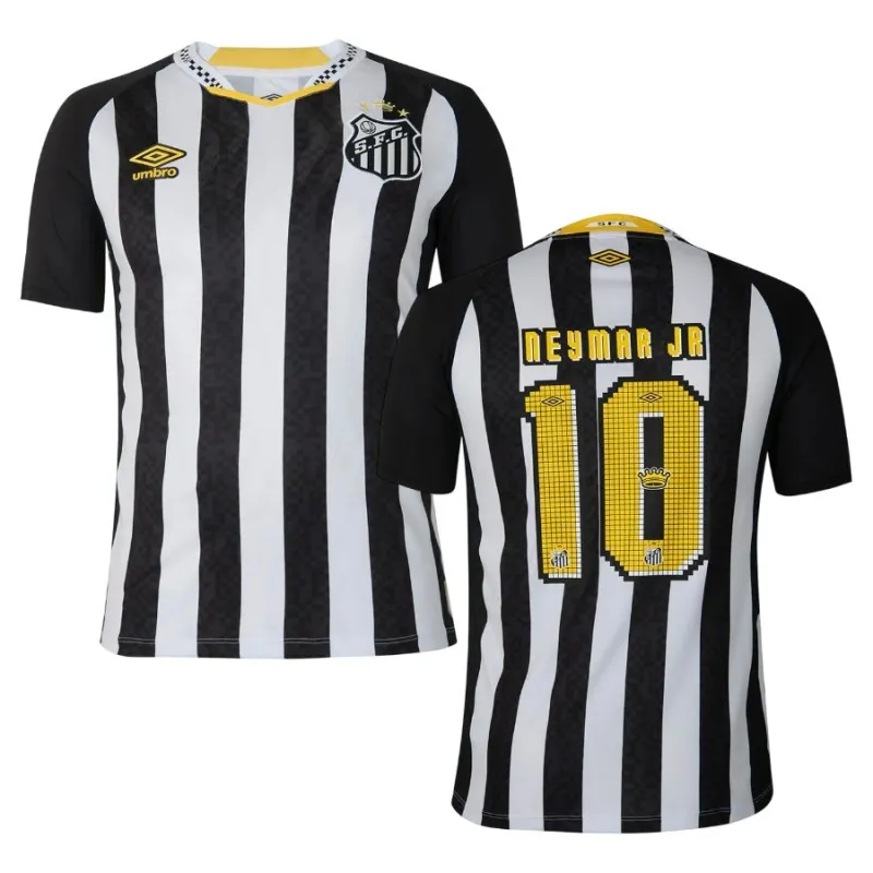 Santos NEYMAR 2025/26 Maillot à l'extérieur - Noir