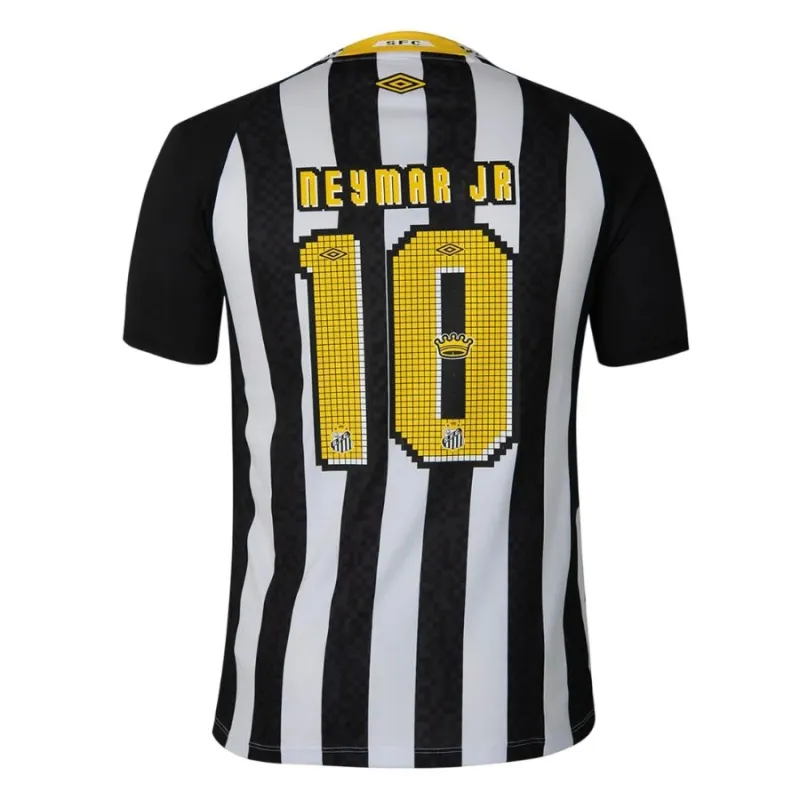Santos NEYMAR Maillot d'enfant 2025/26 à l'extérieur - Noir