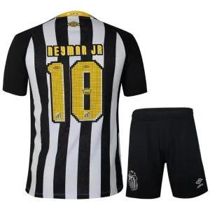 Santos NEYMAR Maglia per bambini + Pantaloncini 2025/26 trasferta - Nera