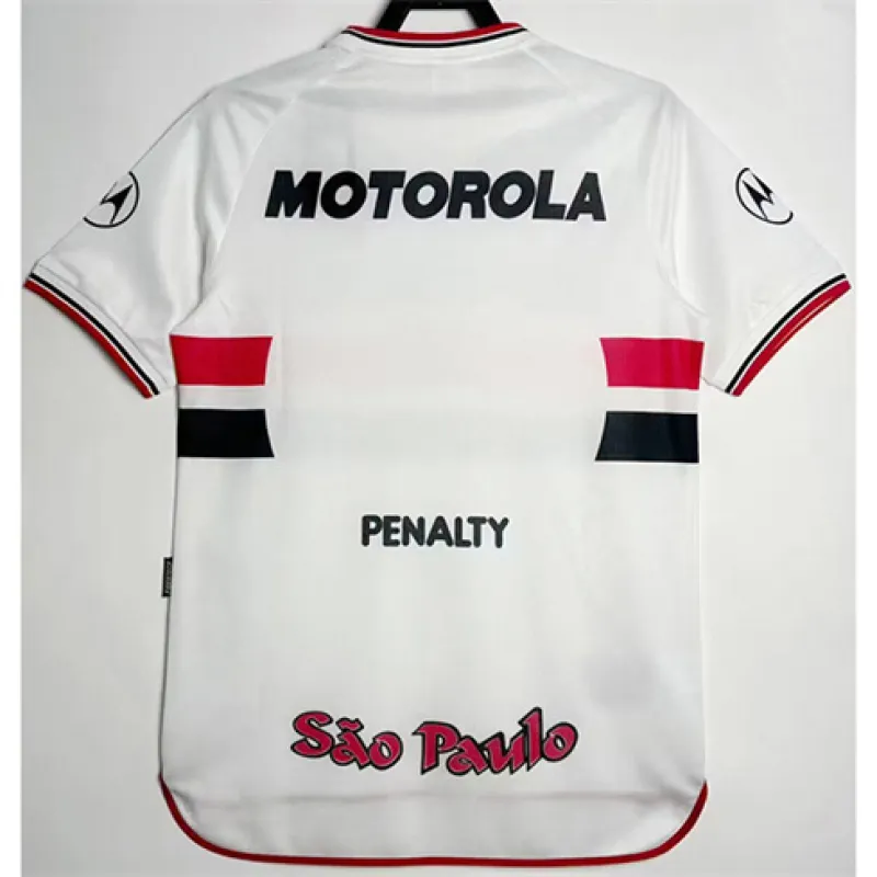 Camiseta retro local A de São Paulo de 2000 - Blanca