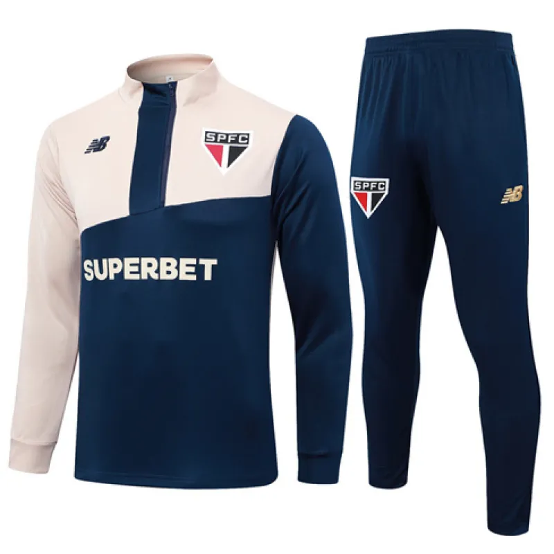 São Paulo 2024/25 Sportbekleidung - Navyblau