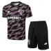 São Paulo 2024/25 Trainingsshirt + Shorts - Schwarz