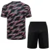 São Paulo 2024/25 Trainingsshirt + Shorts - Schwarz