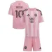 Ensemble maillot enfant domicile de Lionel Messi d'Inter Miami 2025/26 - Rose