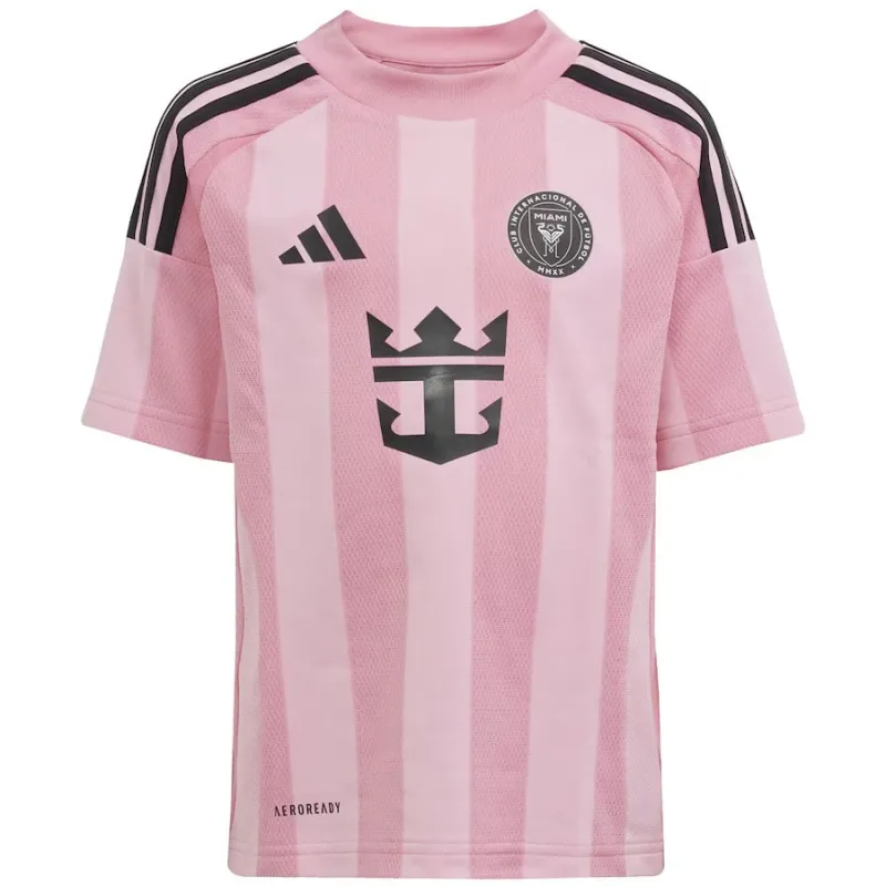 Ensemble maillot enfant domicile de Lionel Messi d'Inter Miami 2025/26 - Rose