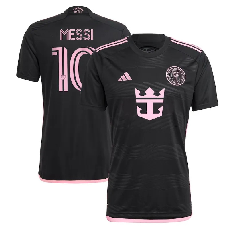 Maglia d'esterno di Lionel Messi di Inter Miami 2024/25 - Nera