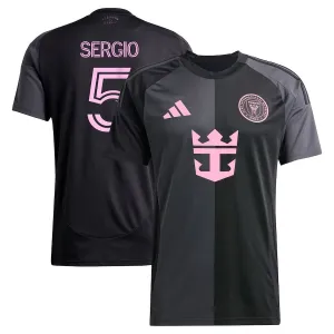 Sergios Inter Miami 2025/26 Auswärts-Trikot - Schwarz