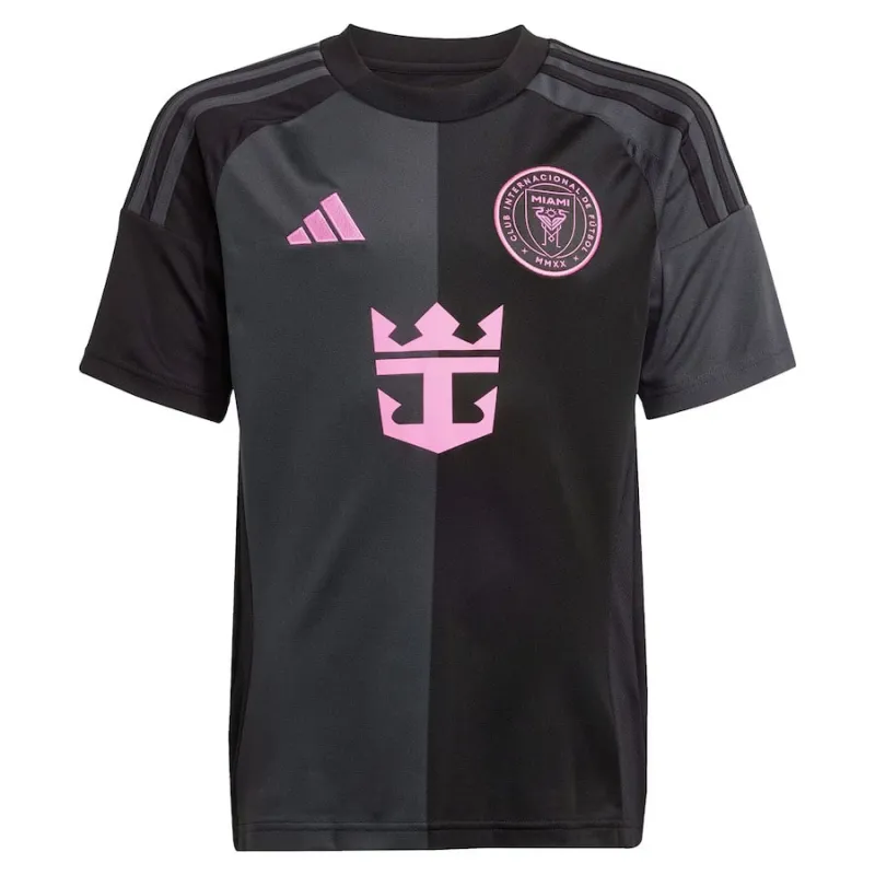 Luis Suárez's Inter Miami 2025/26 Away Kids Jersey - Black
