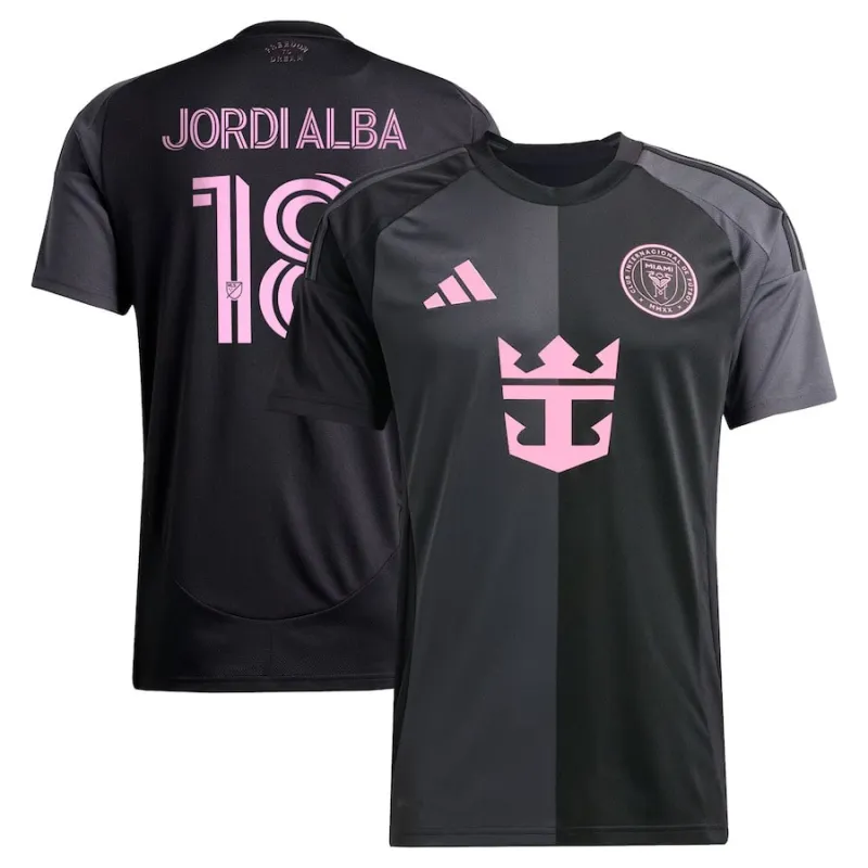 Maillot d'extérieur de Jordi Alba d'Inter Miami 2025/26 - Noir