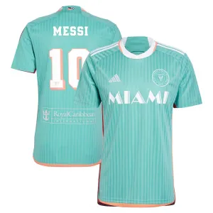 Lionel Messis Inter Miami 2024/25 Drittes Trikot - Grün