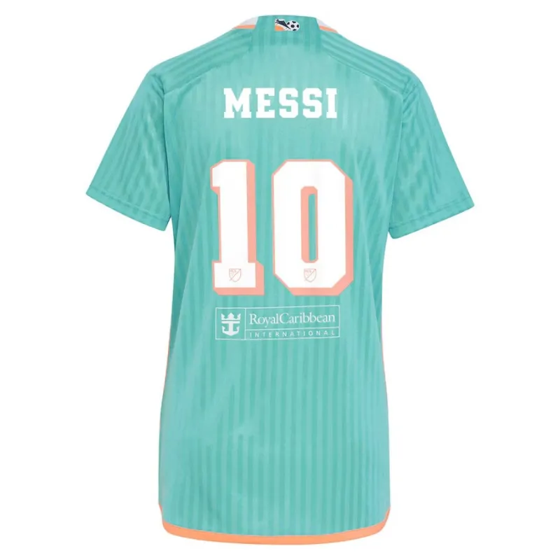Maillot féminin numéro 3 de Lionel Messi pour l'Inter Miami 2024/25 - Vert