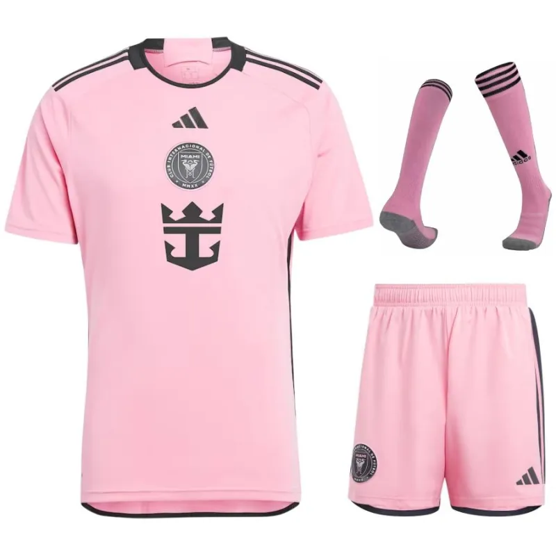 Inter Miami 2024/25 Traje de camiseta infantil - Casa - Rosa