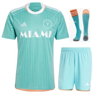 Inter Miami 2024/25 Drittes Kinderkit - Grün