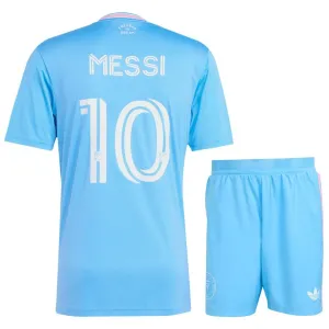 Inter Miami MESSI 2025/26 maillot third enfant ensemble bleu