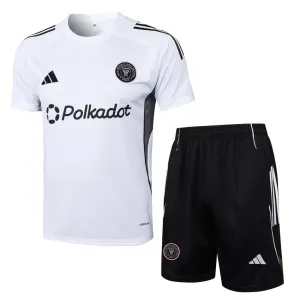 Maillot d'entraînement + Short Inter Miami 2025/26 - Blanc