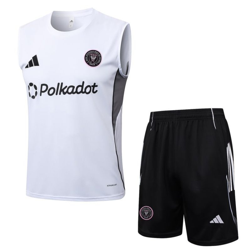 Inter Miami 2025/26 Shorts- und Weste-Set - Weiß