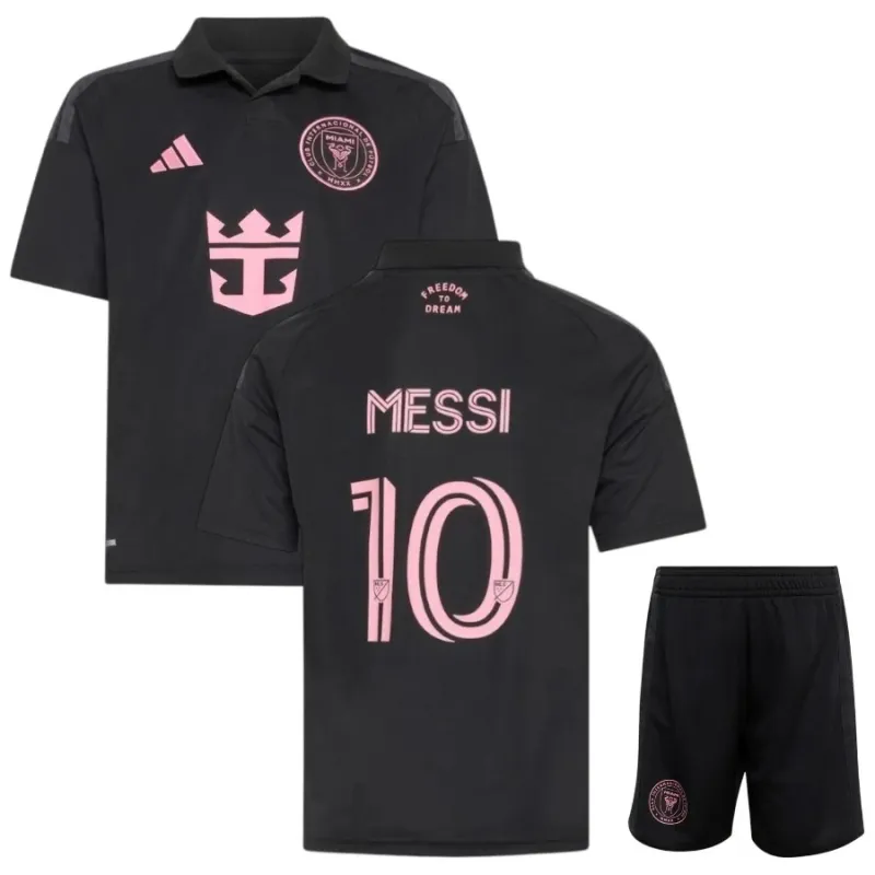 Kit Enfant Extérieur Inter Miami MESSI 2026/27 Noir
