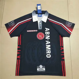 Ajax 1998 Klassisches Retro-Trikot - Schwarz