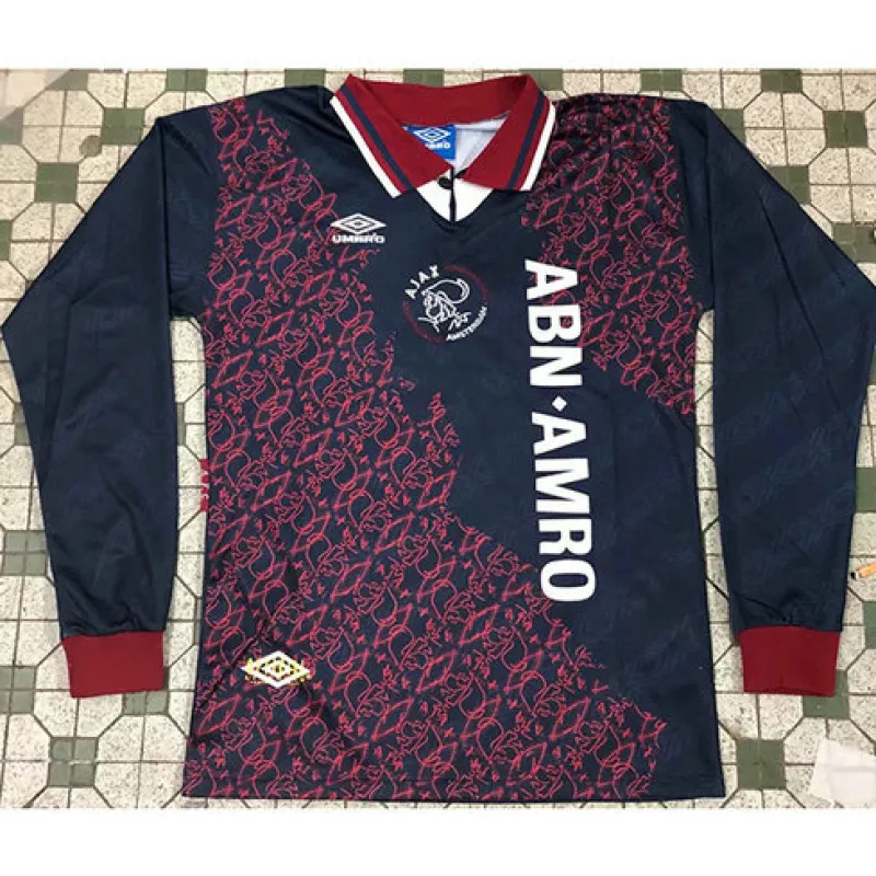 Ajax 1994/95 Away Retro-Trikot - Blau
